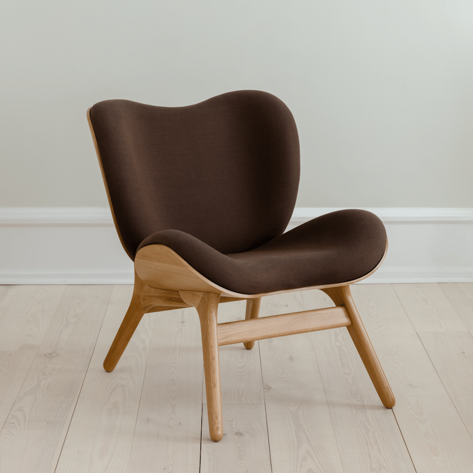 UMAGE A Conversation Piece Lounge Chair, Low, Oak