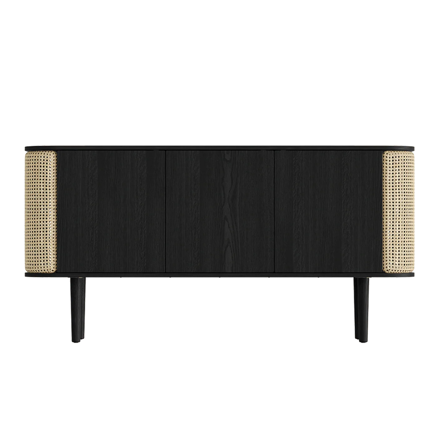 UMAGE Treasures Cabinet 3 Doors, Black Oak