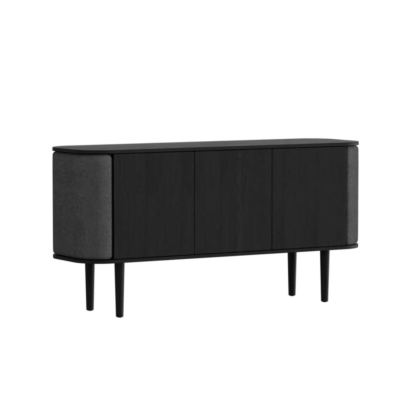 UMAGE Treasures Cabinet 3 Doors, Black Oak