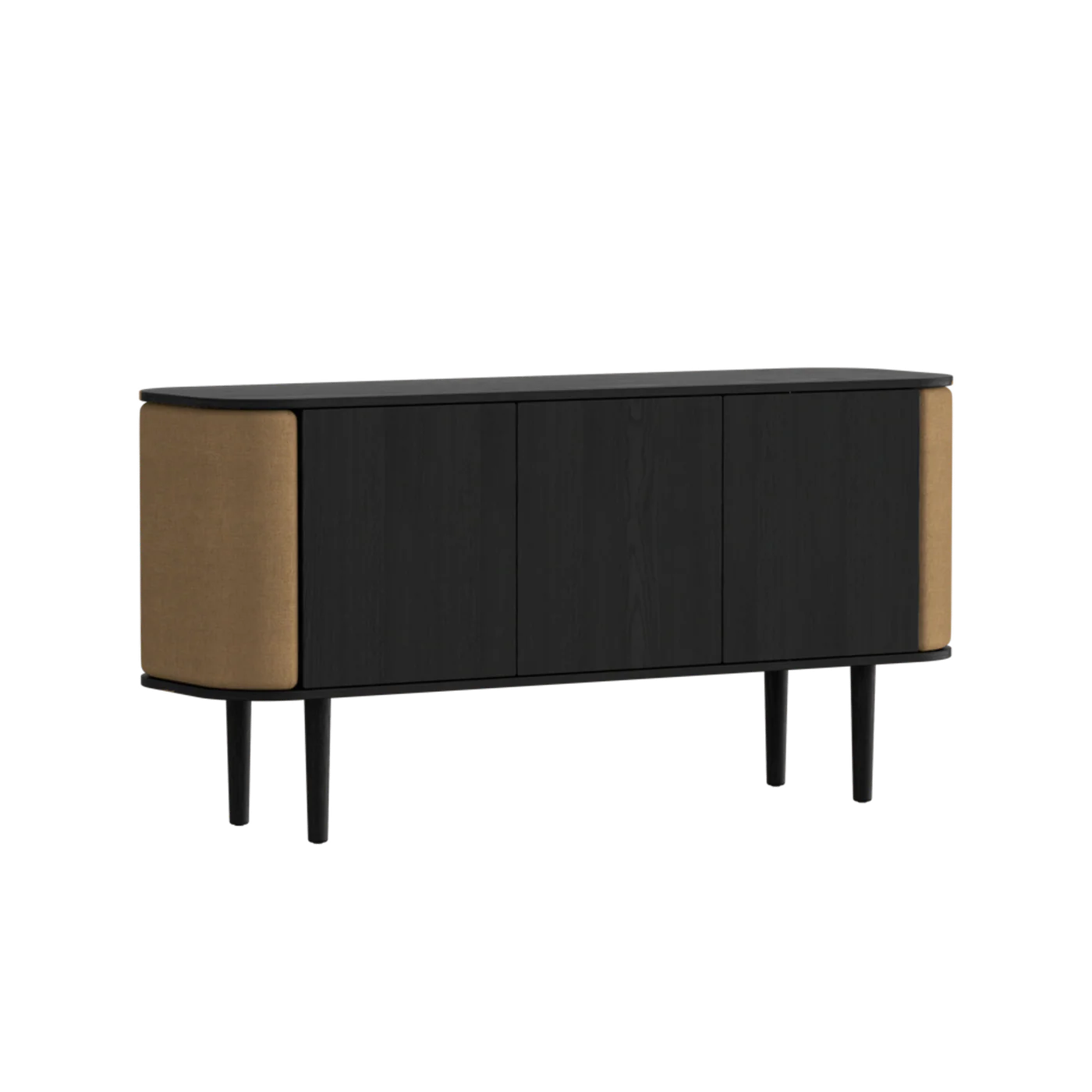 UMAGE Treasures Cabinet 3 Doors, Black Oak