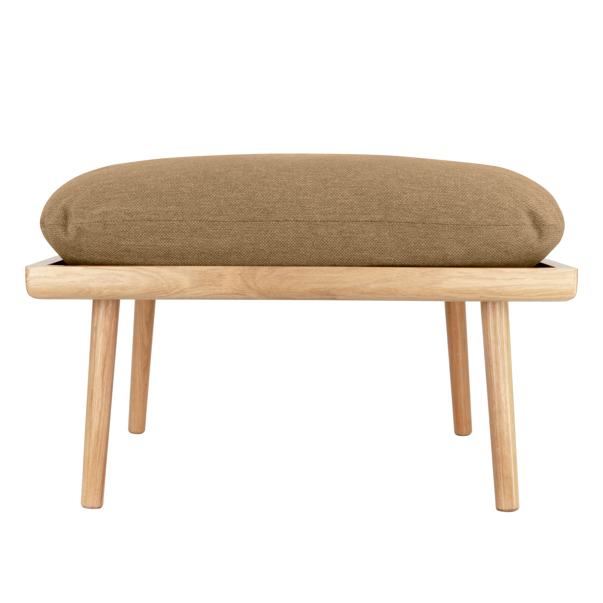 UMAGE Lounge Around Shuffle Ottoman, Oak
