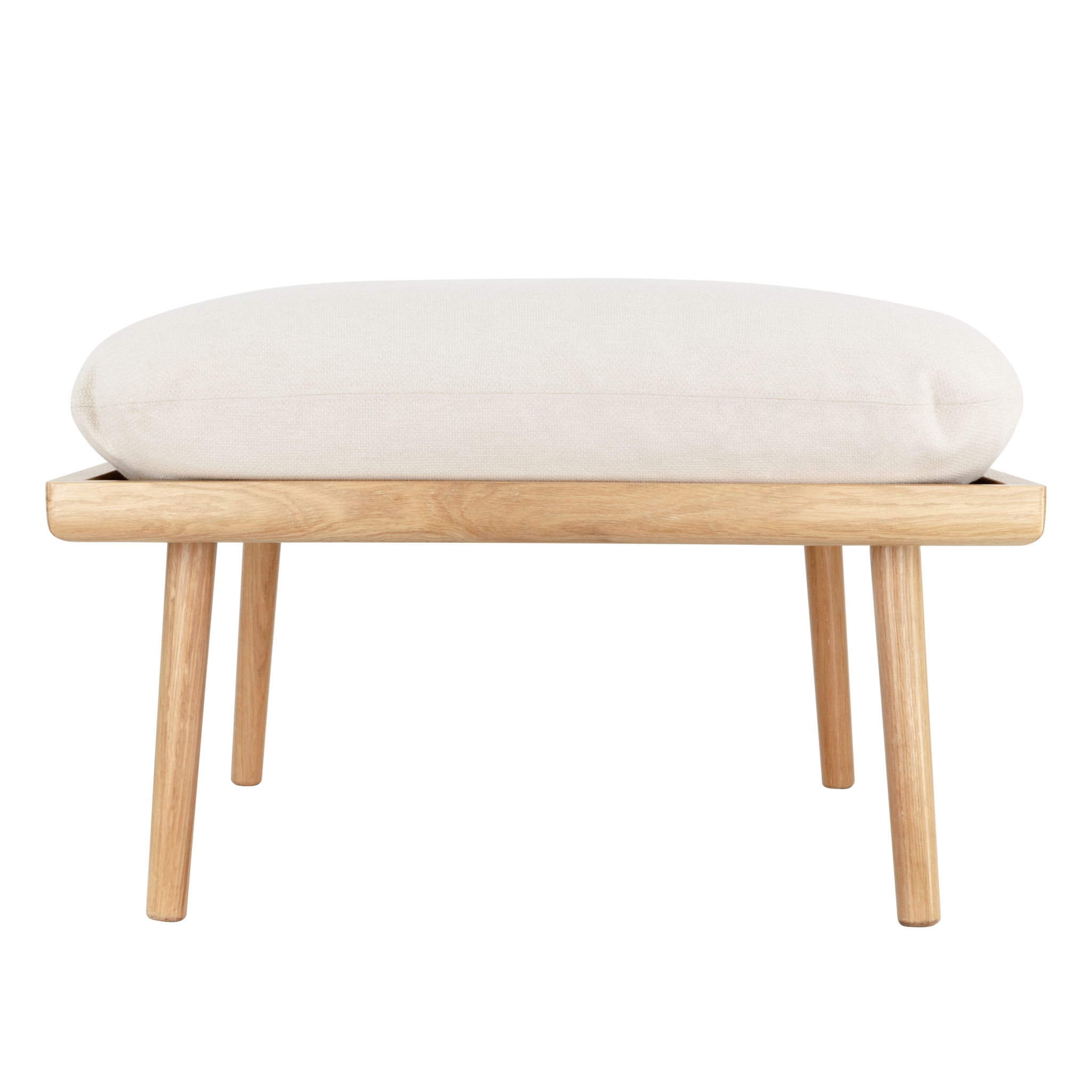 UMAGE Lounge Around Shuffle Ottoman, Oak