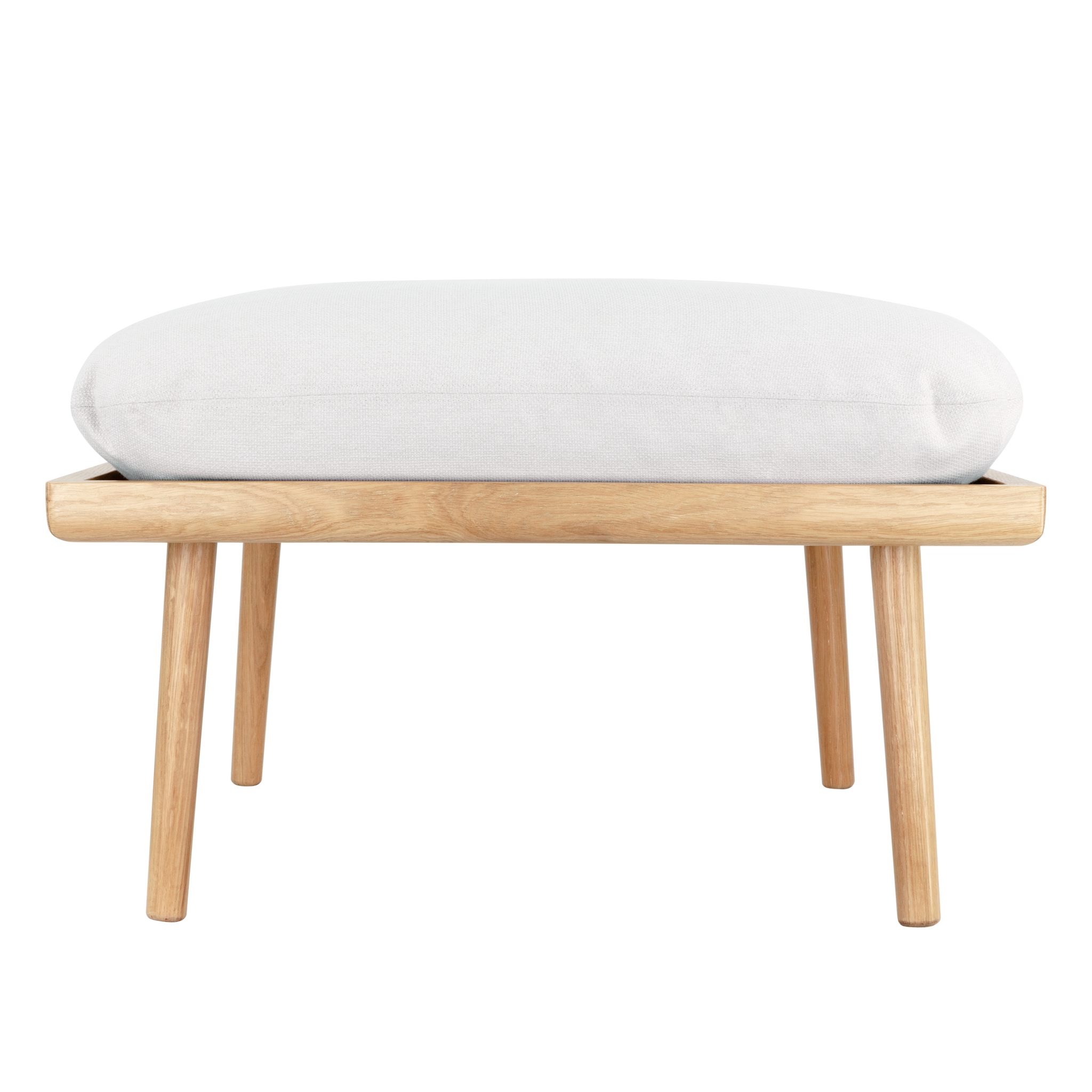 UMAGE Lounge Around Shuffle Ottoman, Oak