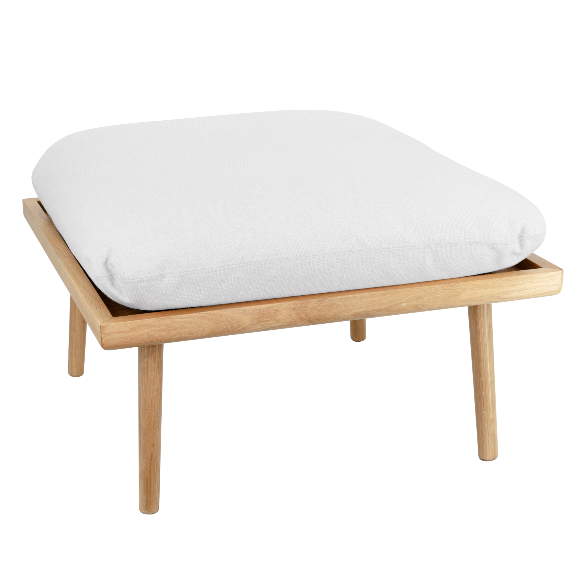 UMAGE Lounge Around Shuffle Ottoman, Oak