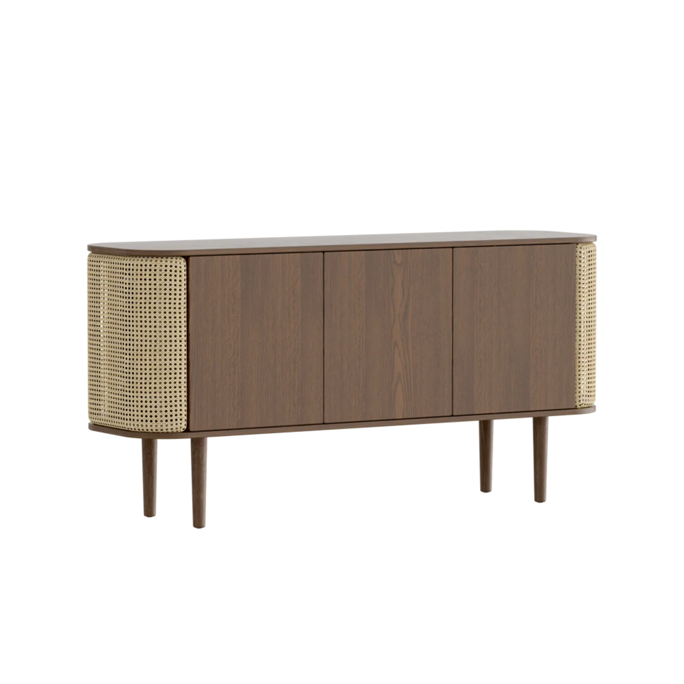 UMAGE Treasures Cabinet 3 Doors, Dark Oak