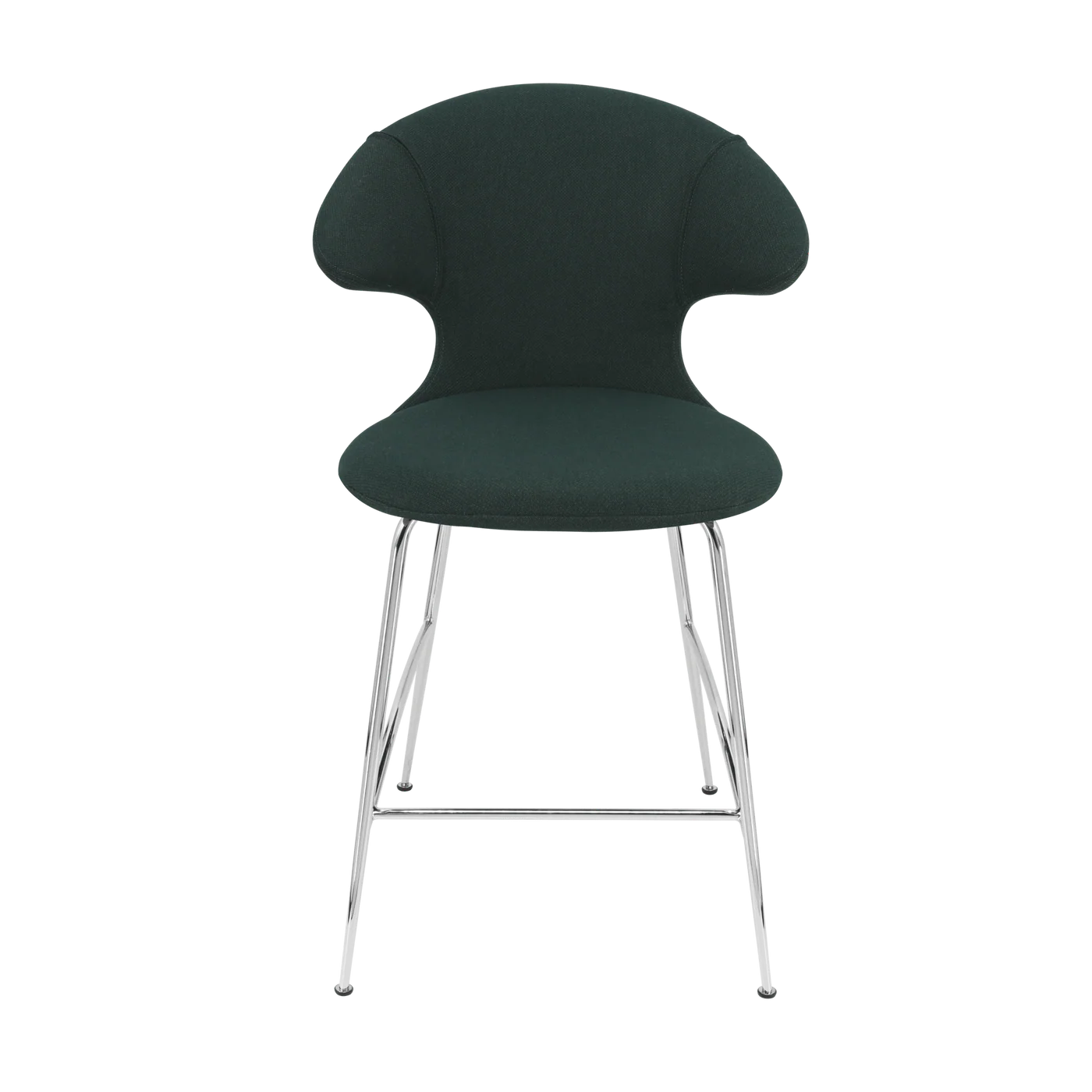 UMAGE Time Flies Counter Stool, Chrome Legs