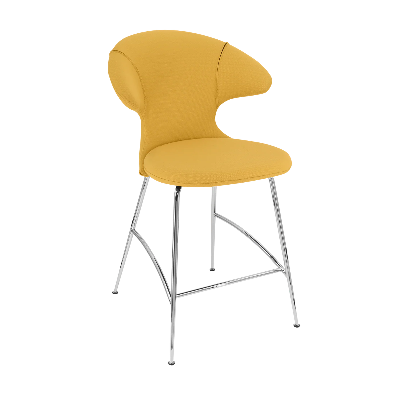 UMAGE Time Flies Counter Stool, Chrome Legs