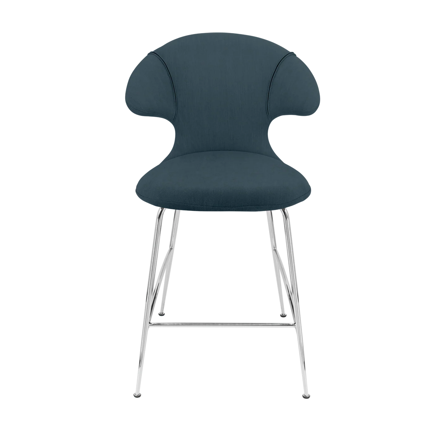 UMAGE Time Flies Counter Stool, Chrome Legs