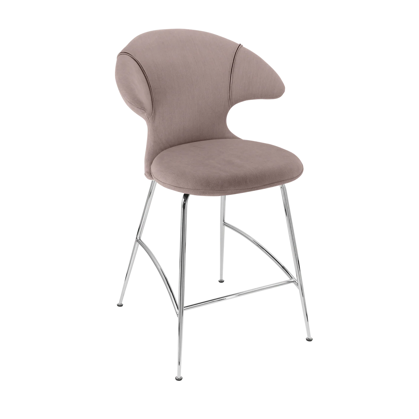 UMAGE Time Flies Counter Stool, Chrome Legs