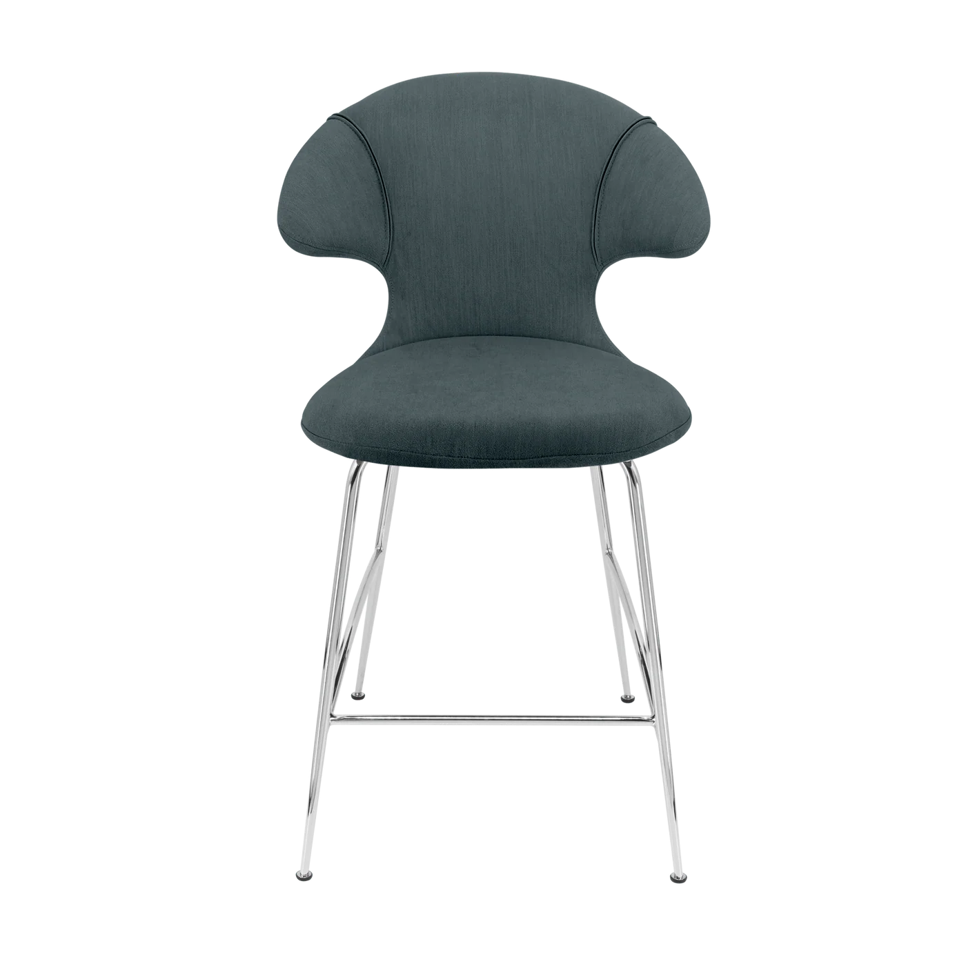 UMAGE Time Flies Counter Stool, Chrome Legs