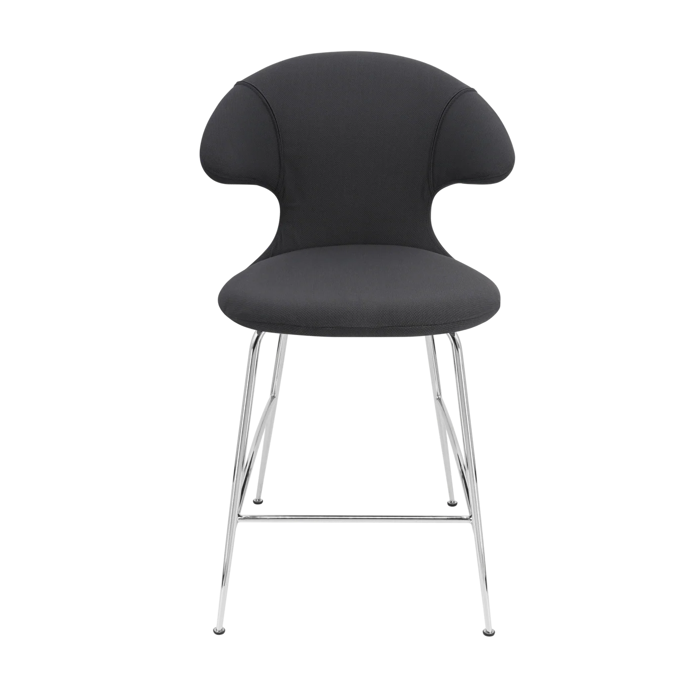UMAGE Time Flies Counter Stool, Chrome Legs