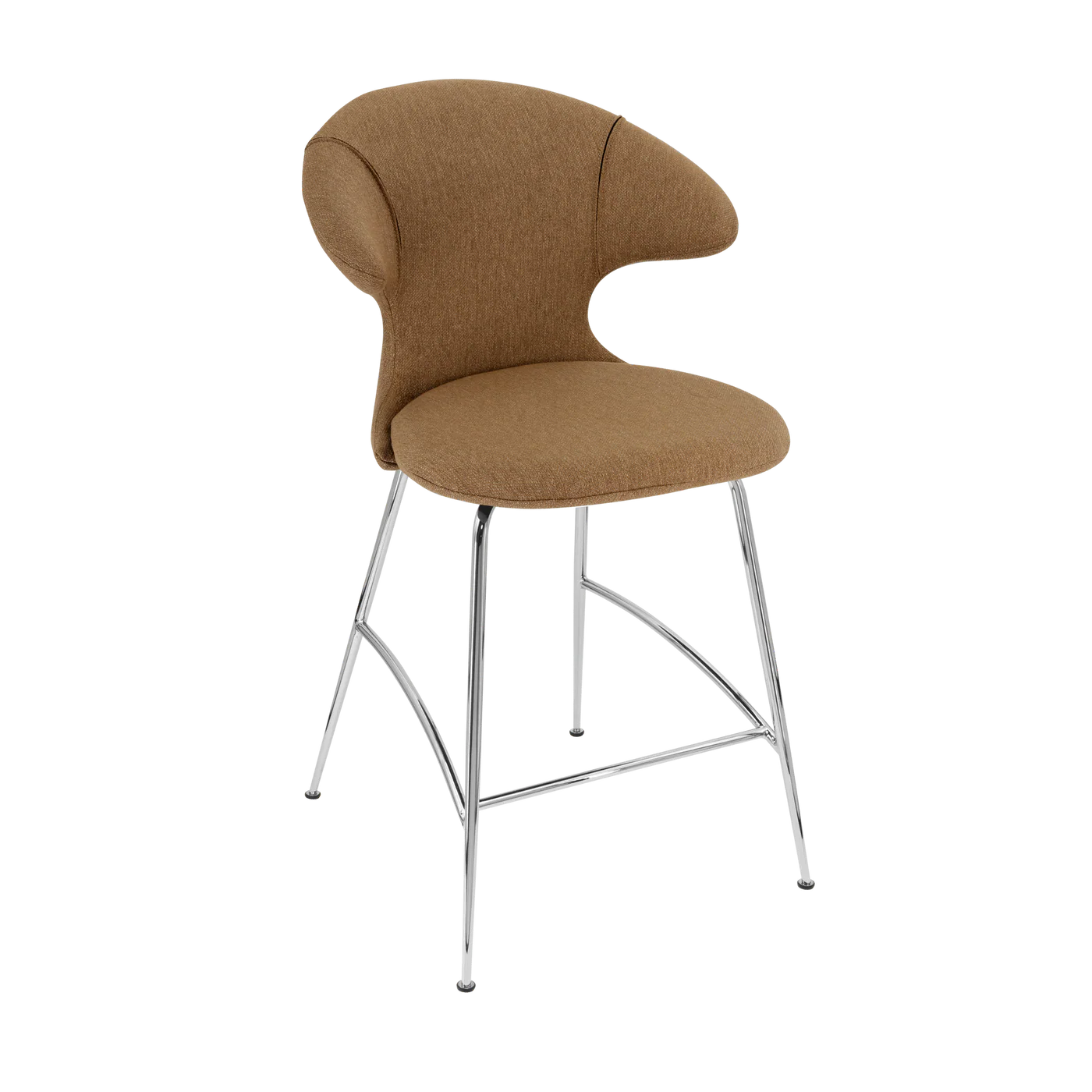 UMAGE Time Flies Counter Stool, Chrome Legs