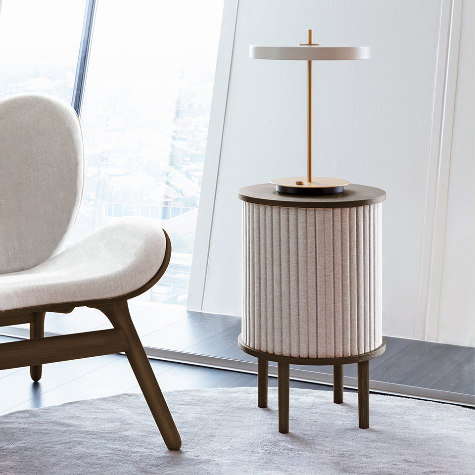 UMAGE Audacious Side Table, Dark Oak