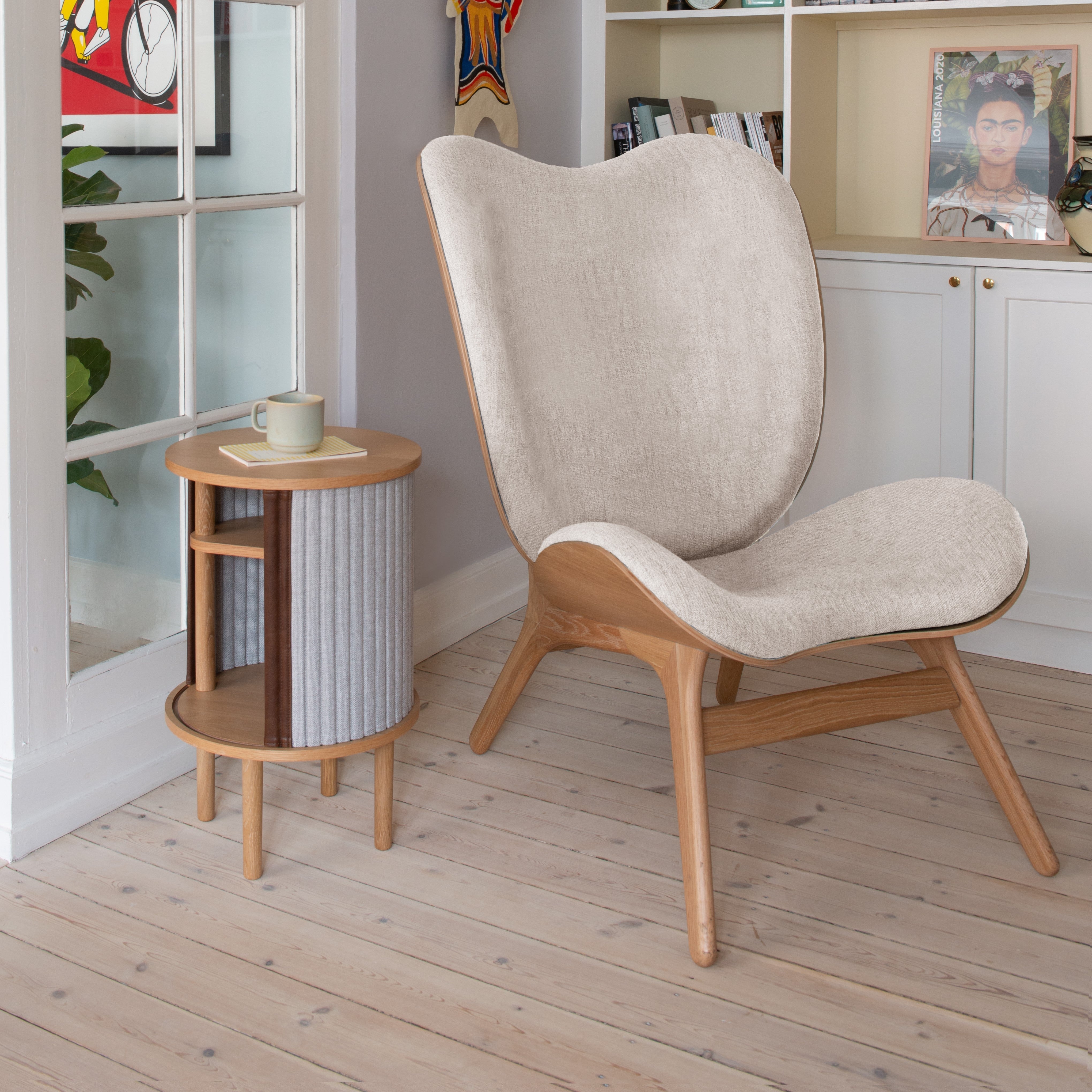UMAGE Audacious Side Table, Dark Oak