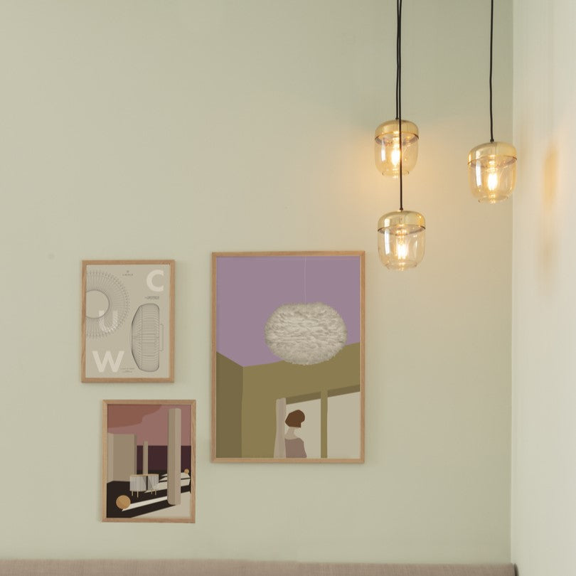UMAGE Acorn Hardwired Pendant with LED Bulb