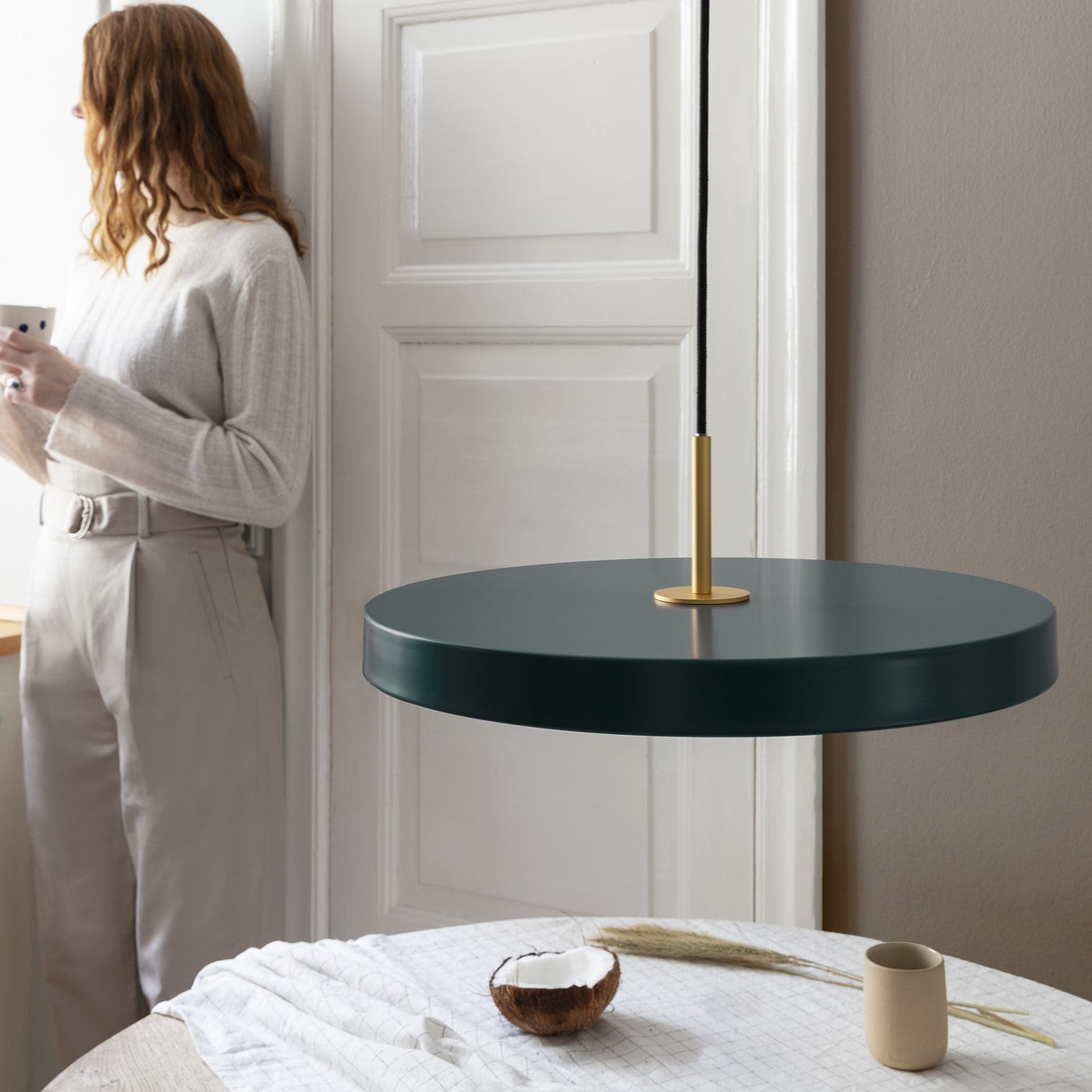 UMAGE Asteria Medium Pendant Lamp, Brass Details