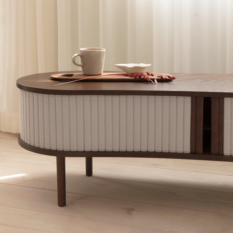 UMAGE Audacious TV bench, Dark Oak