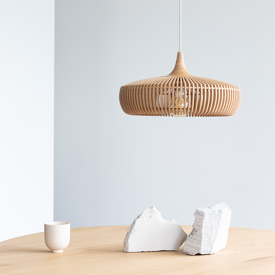 UMAGE Clava Dine Wood Hardwired Pendant