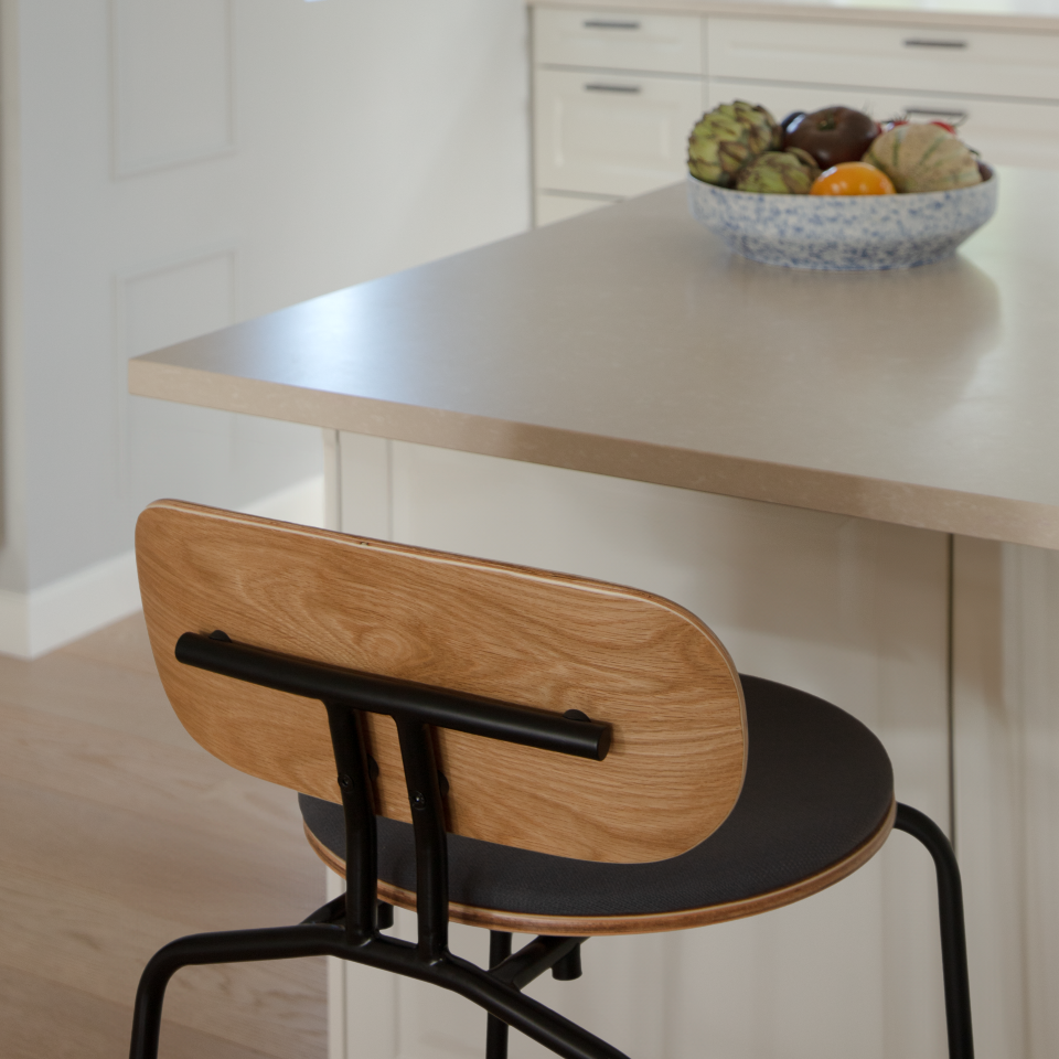 UMAGE Curious Counter Stool, Black Legs
