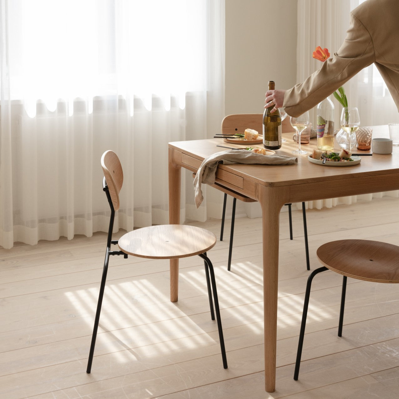UMAGE Curious Chair, Brass Legs