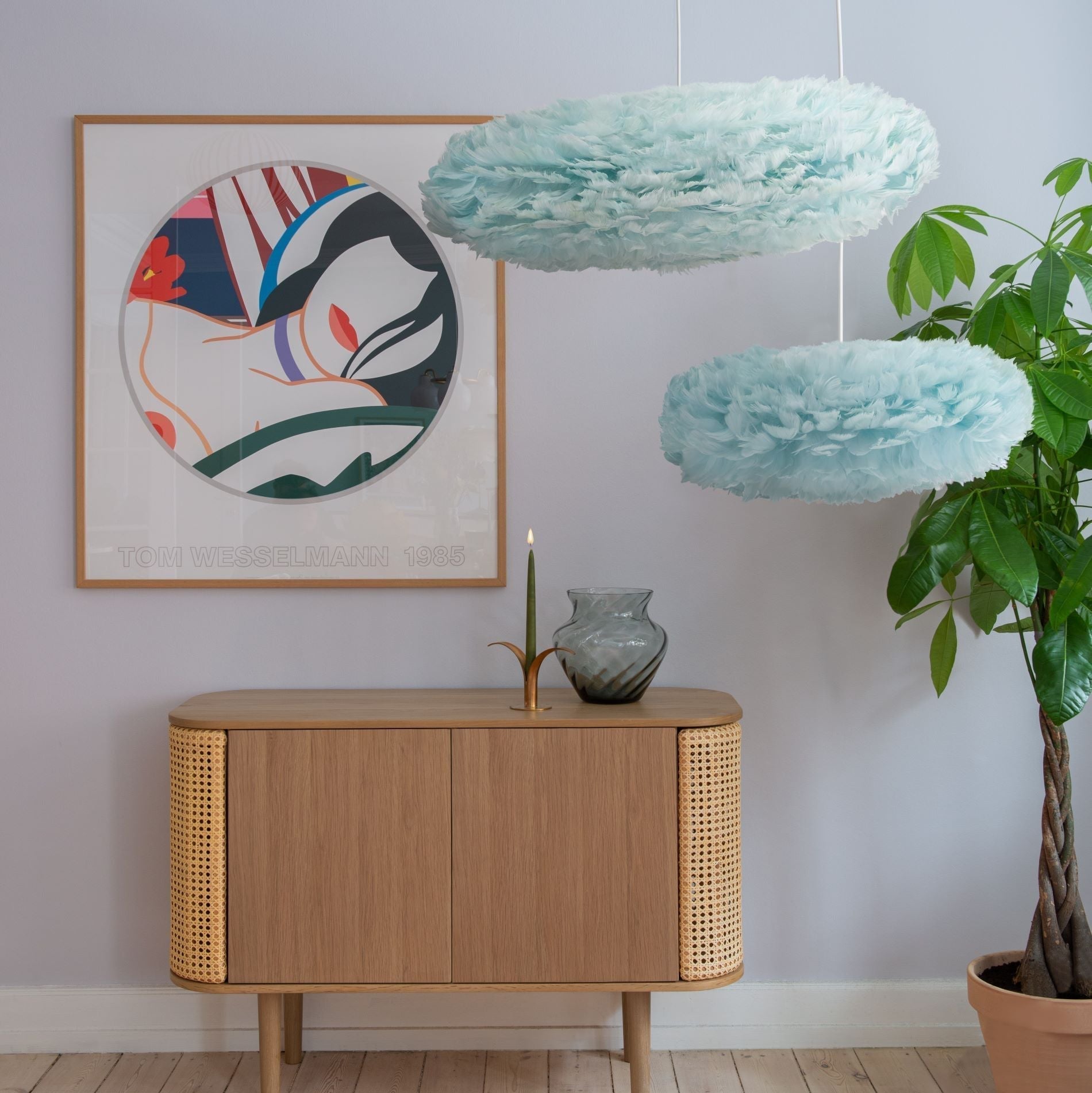 UMAGE Eos Esther Plug-In Pendant, Medium Lampshade