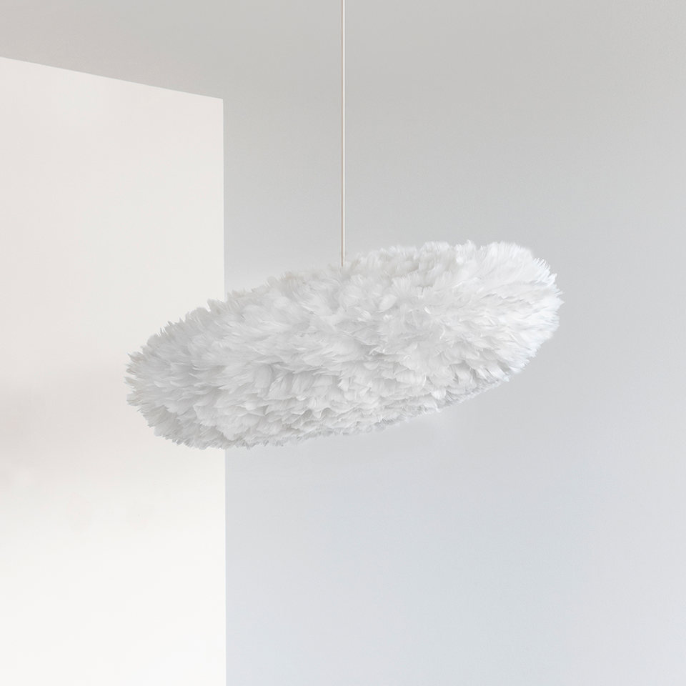 UMAGE Eos Esther Hardwired Pendant, Large Lampshade