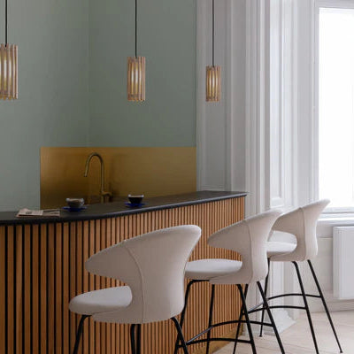 UMAGE Time Flies Bar Stool, Black Legs