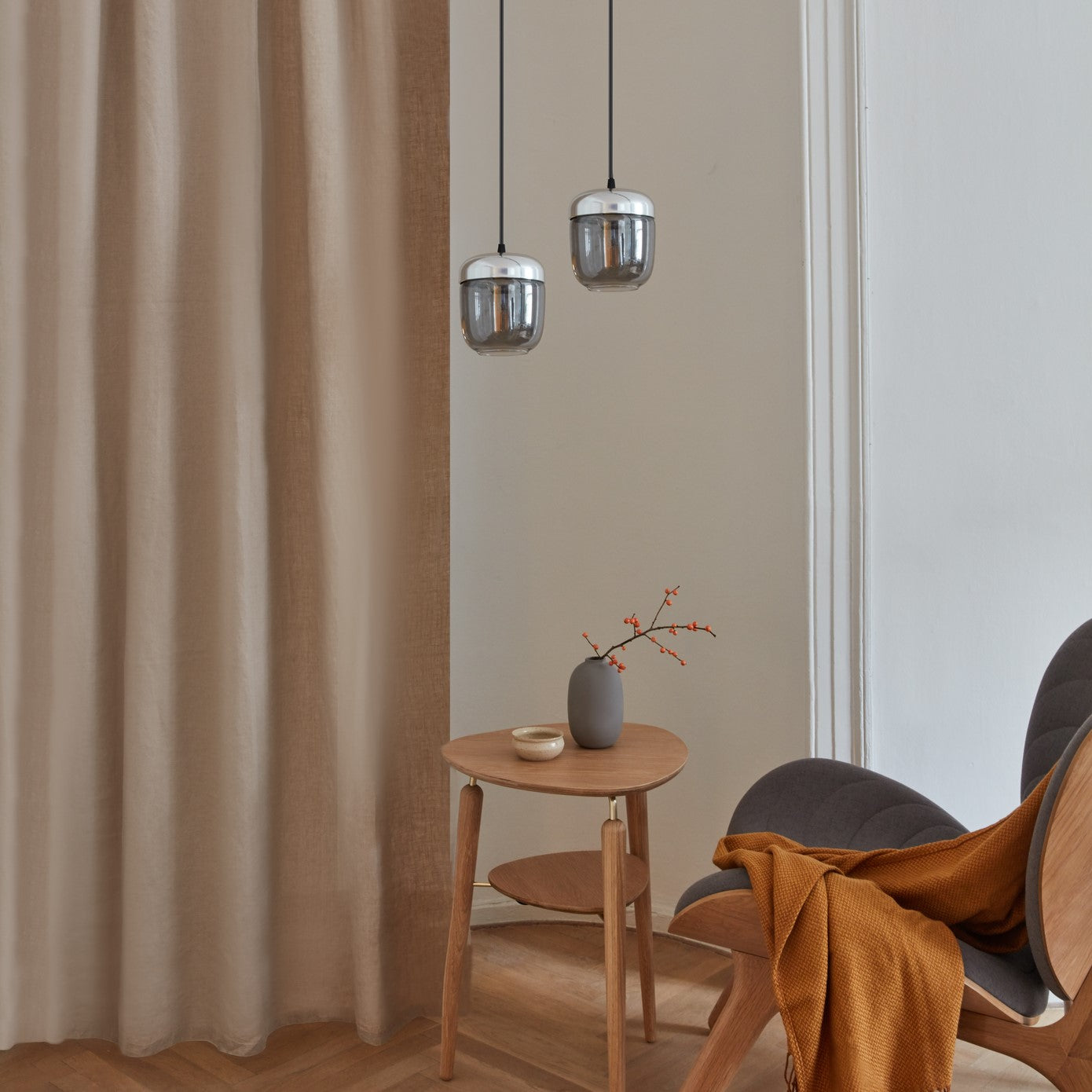 UMAGE Acorn Hardwired Pendant with LED Bulb