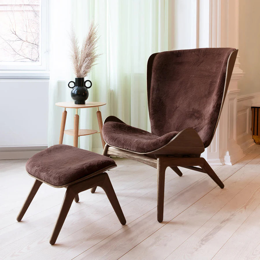 UMAGE The Reader Wing Chair, Dark Oak