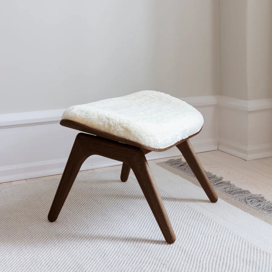 UMAGE The Reader Ottoman, Dark Oak