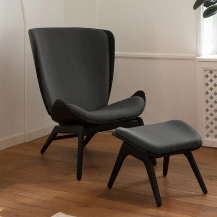 UMAGE The Reader Ottoman, Dark Oak