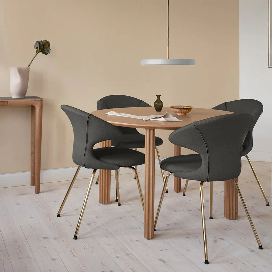 UMAGE Time Flies Chair, Horizons, Brass Legs
