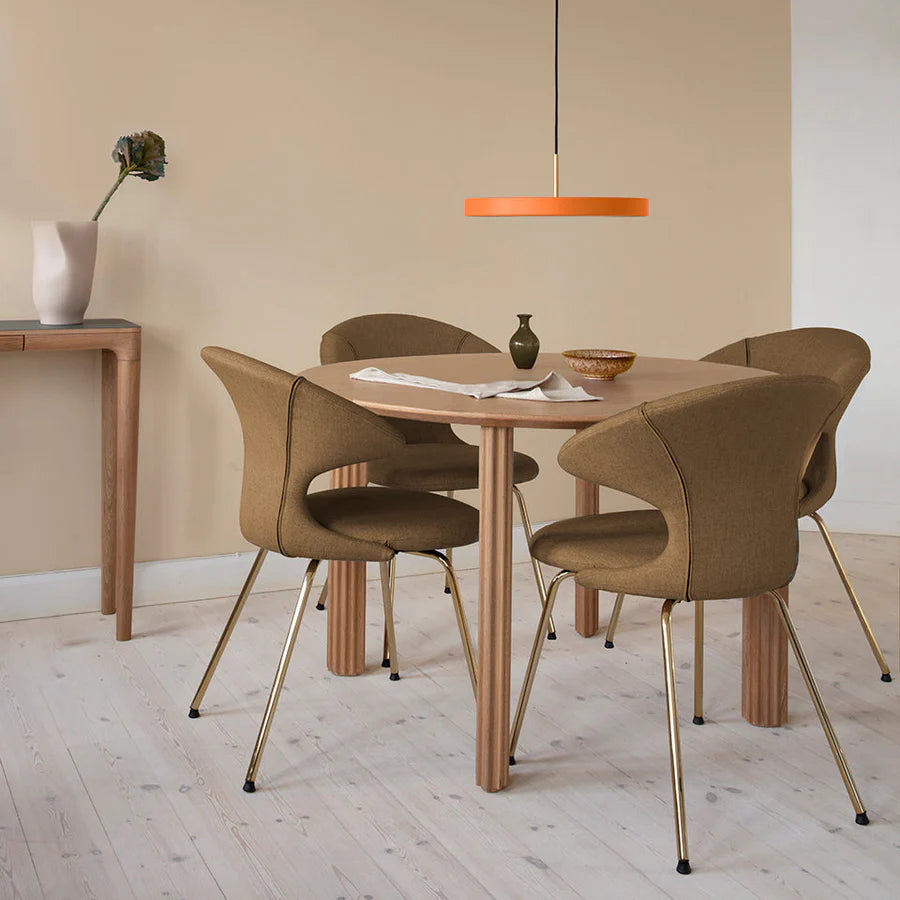 UMAGE Time Flies Chair, Horizons, Brass Legs