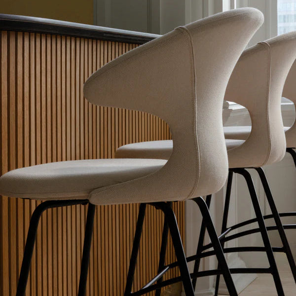 UMAGE Time Flies Bar Stool, Black Legs
