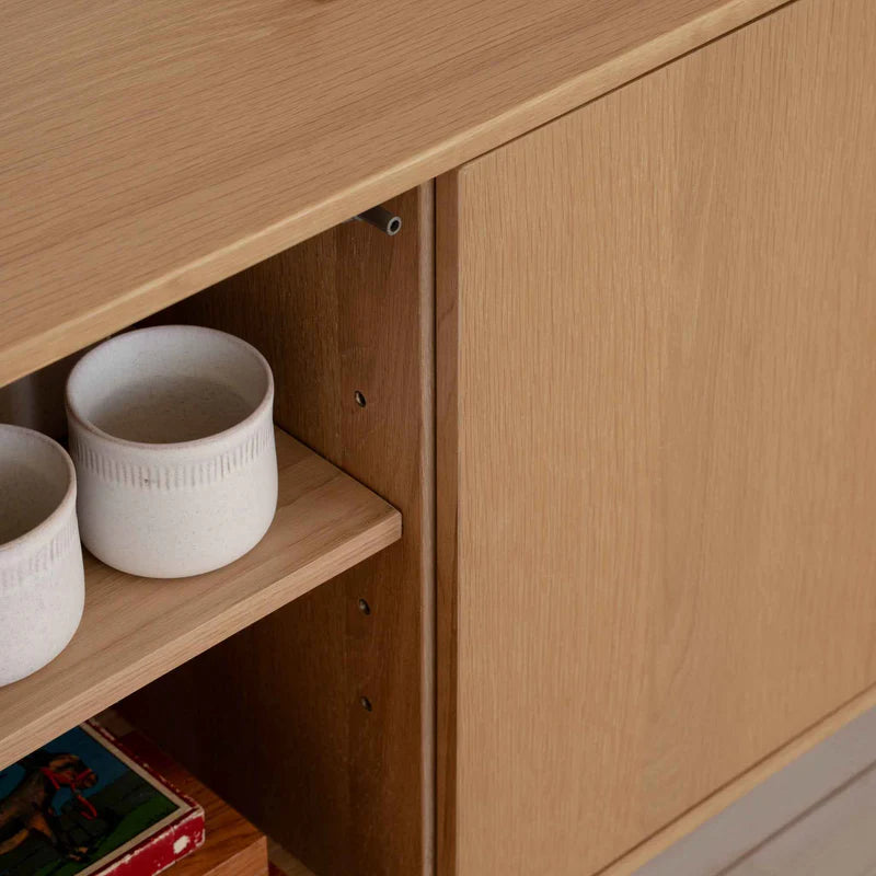 UMAGE Treasures Cabinet 3 Doors, Oak