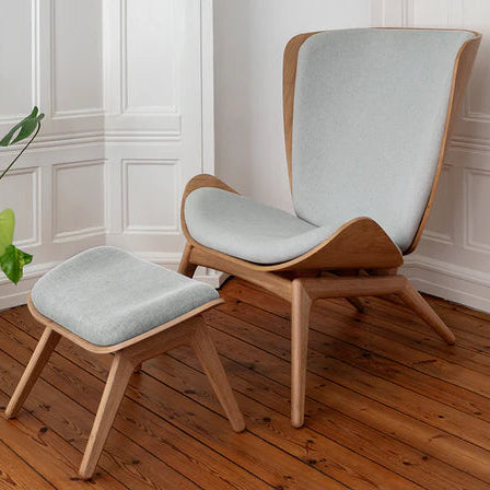 UMAGE The Reader Wing Chair, Dark Oak