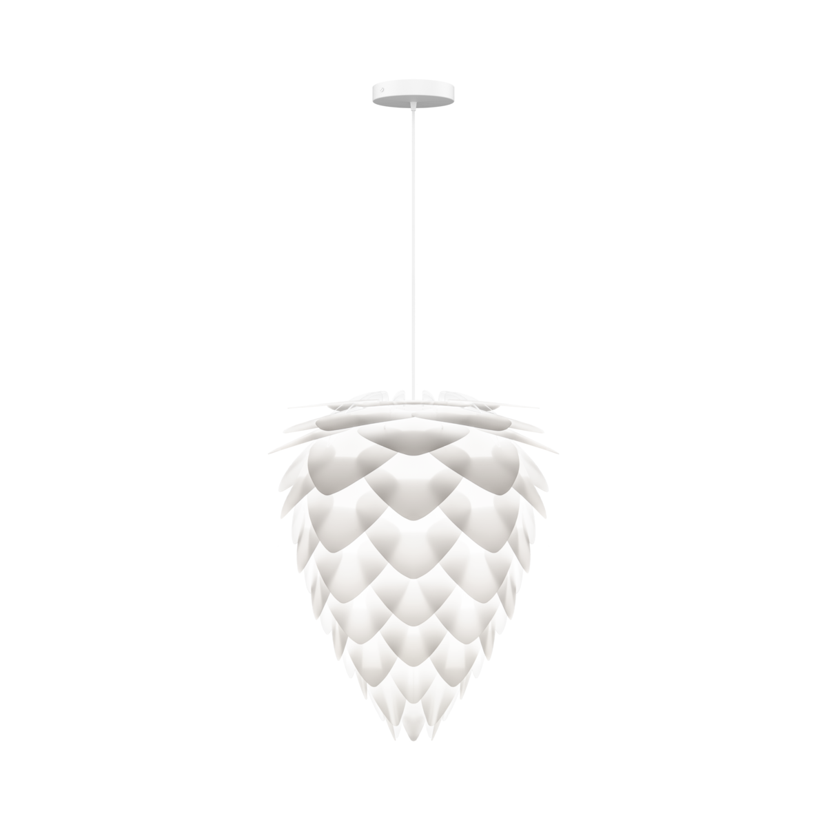 UMAGE Conia White Hardwired Pendant, Medium