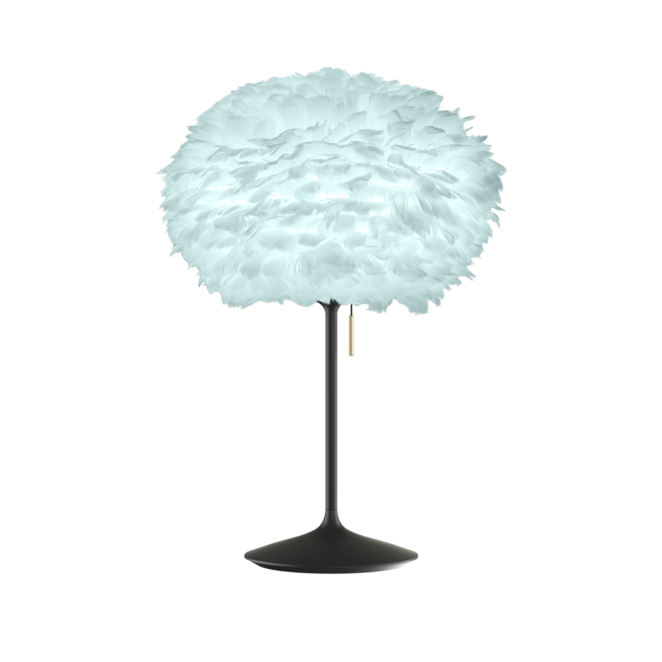 UMAGE Eos Santé Table Lamp, Light Blue Lampshade