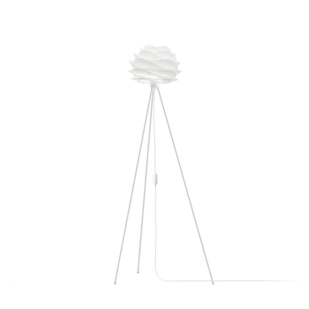 UMAGE Carmina Tripod Floor Lamp, H: 51", Mini Lampshade