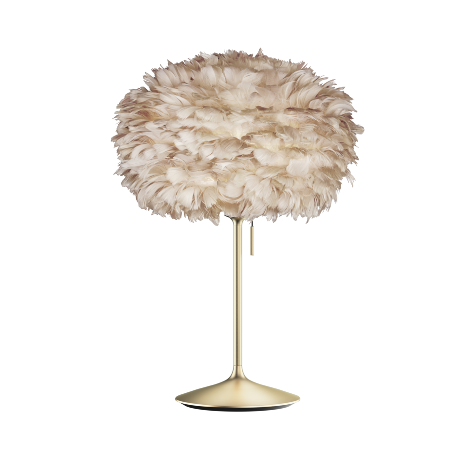 UMAGE Eos Santé Table Lamp, Light Brown Lampshade