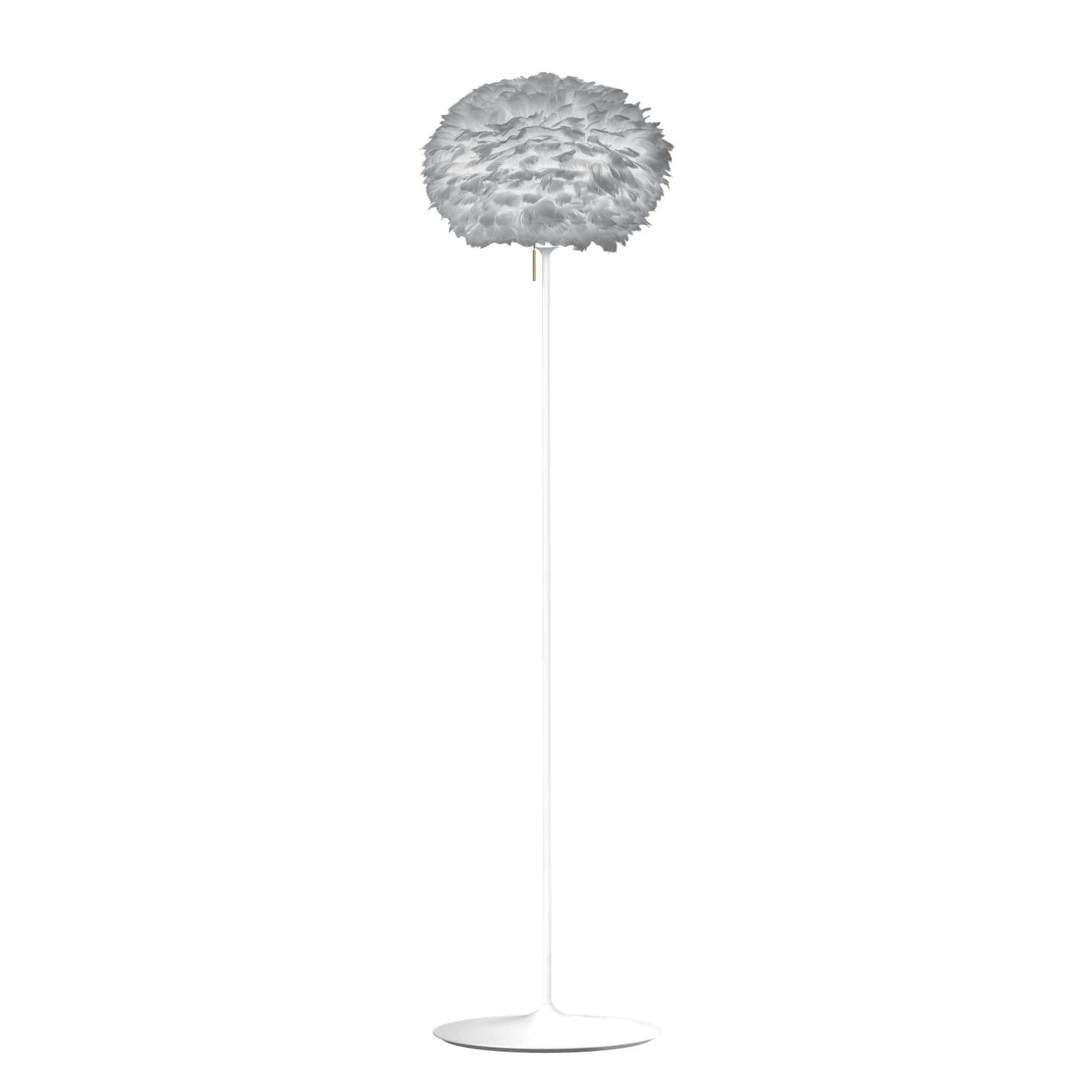 UMAGE Eos Santé Floor Lamp, Light Gray Lampshade