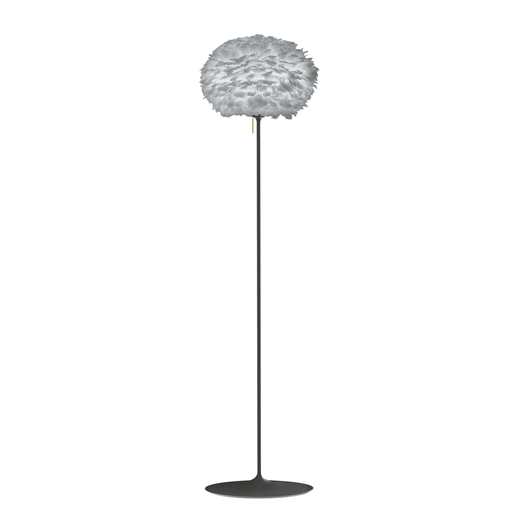UMAGE Eos Santé Floor Lamp, Light Gray Lampshade