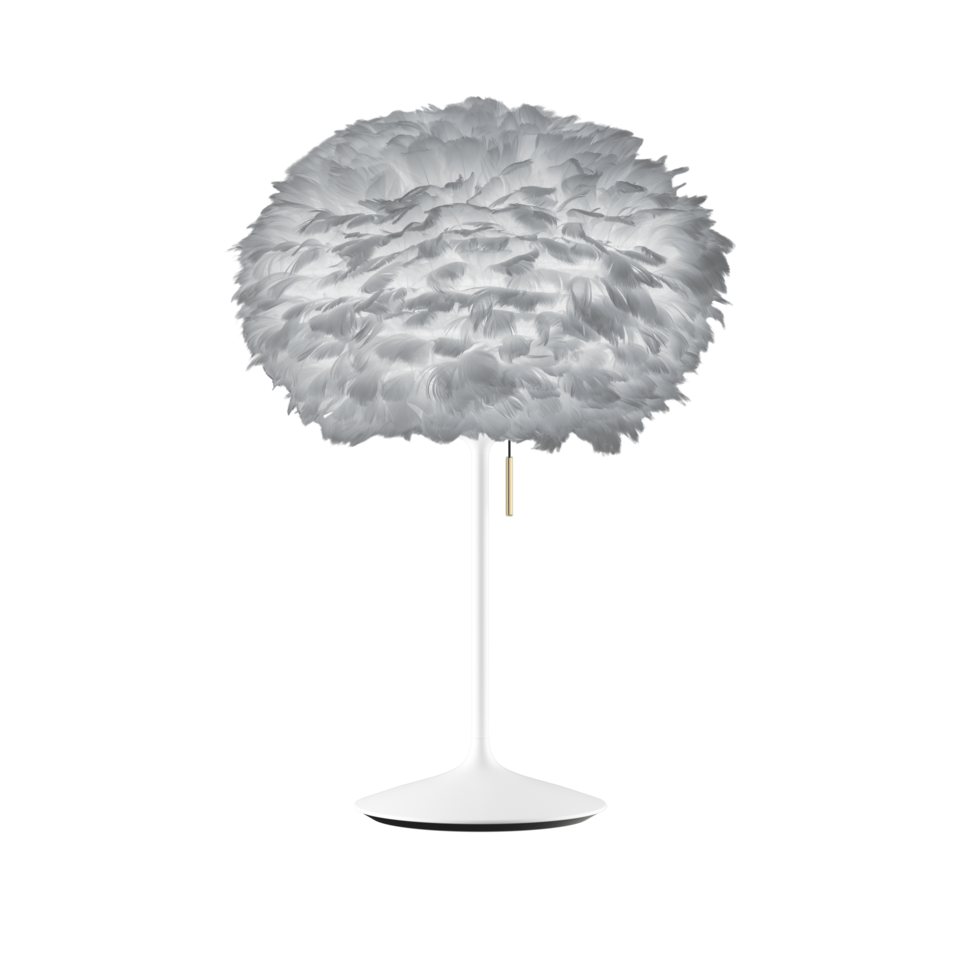 UMAGE Eos Santé Table Lamp, Light Gray Lampshade