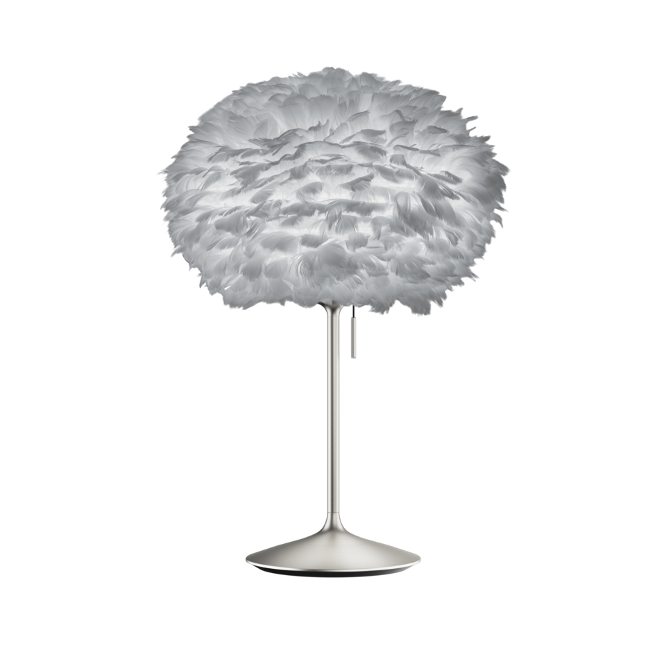 UMAGE Eos Santé Table Lamp, Light Gray Lampshade