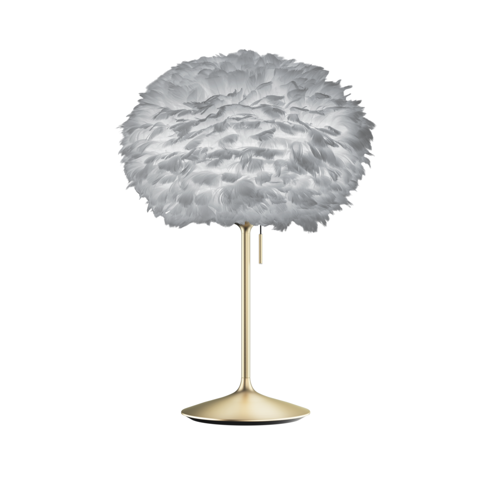 UMAGE Eos Santé Table Lamp, Light Gray Lampshade