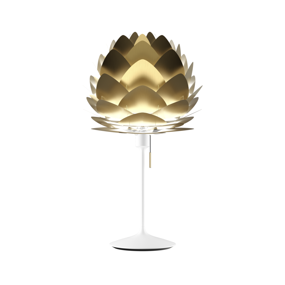 UMAGE Aluvia Mini Santé Table Lamp, Brushed Brass