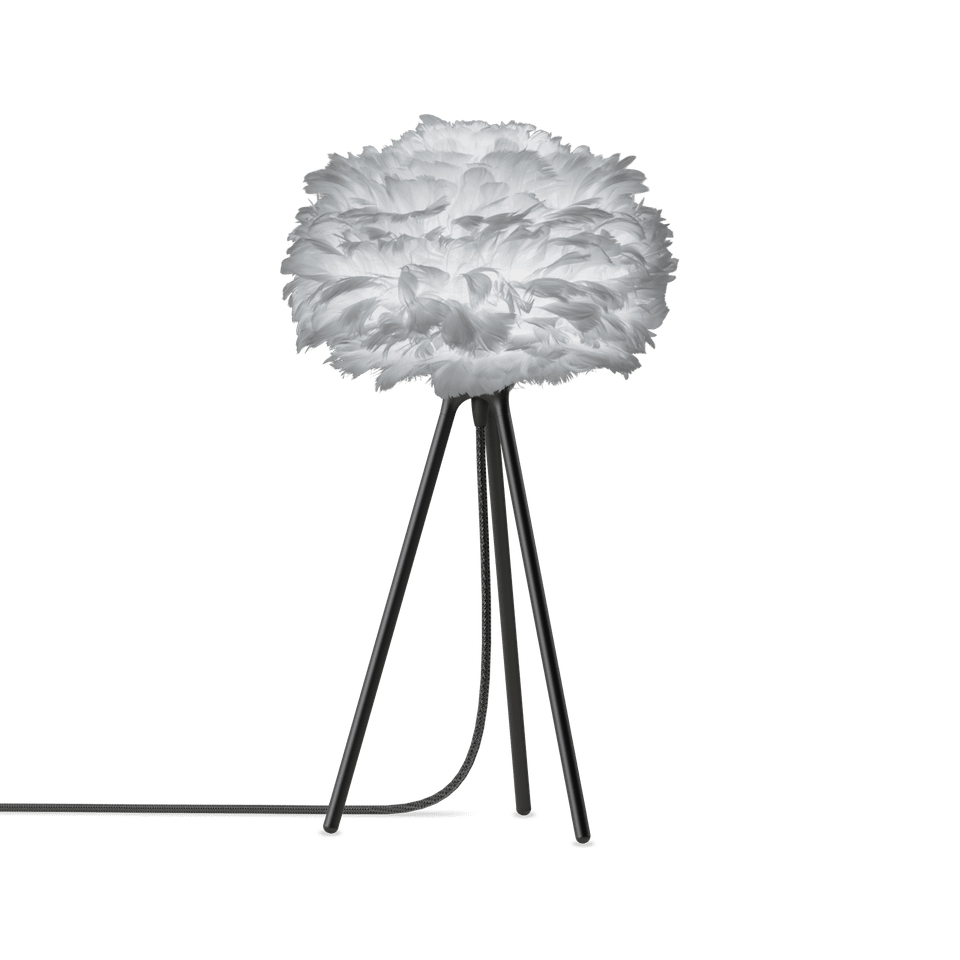 UMAGE Eos Tripod Table Lamp, Light Gray Lampshade