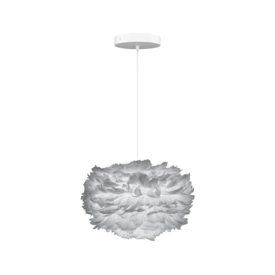 UMAGE Eos Hardwired Pendant, Light Grey