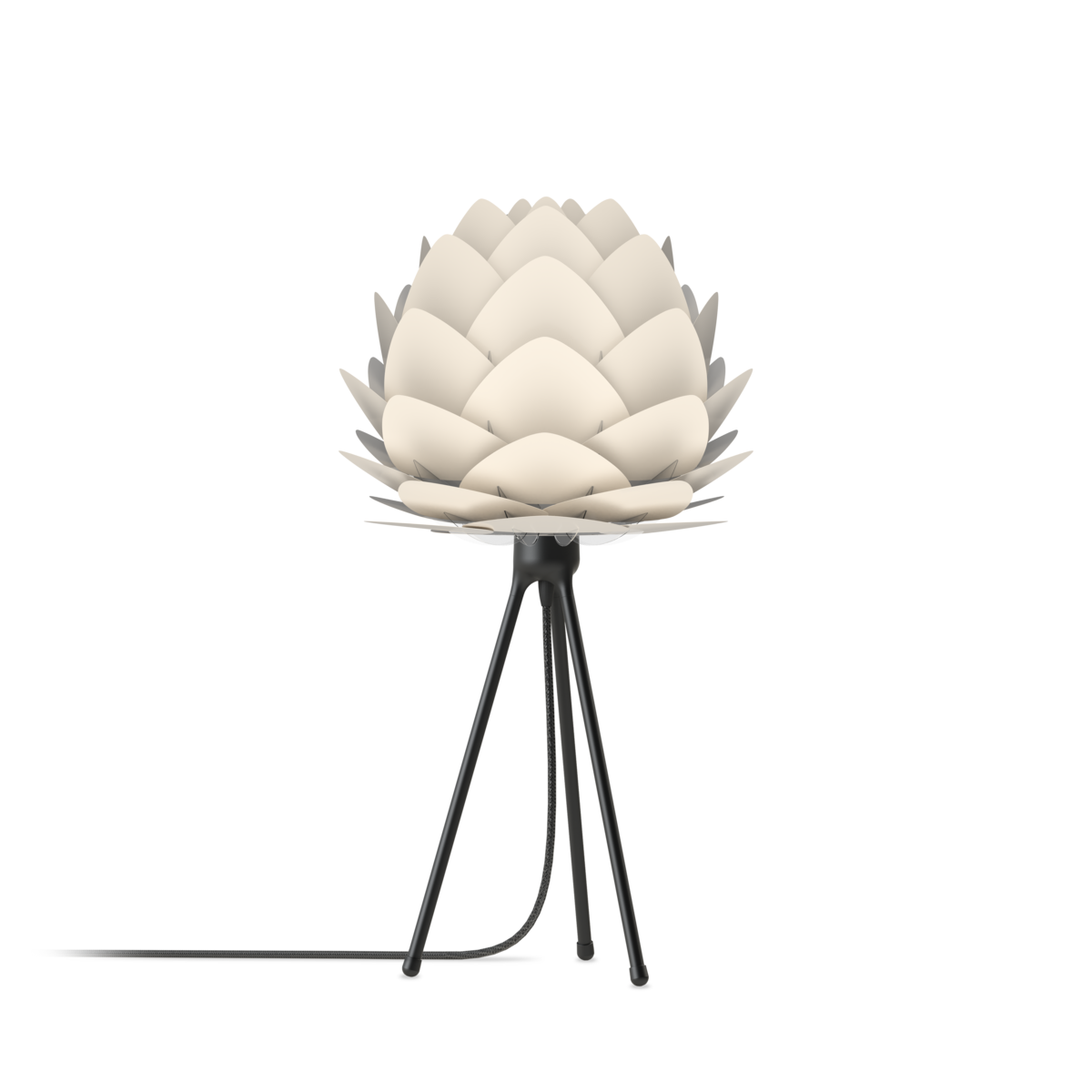 UMAGE Aluvia Tripod Table Lamp, Mini Lampshade