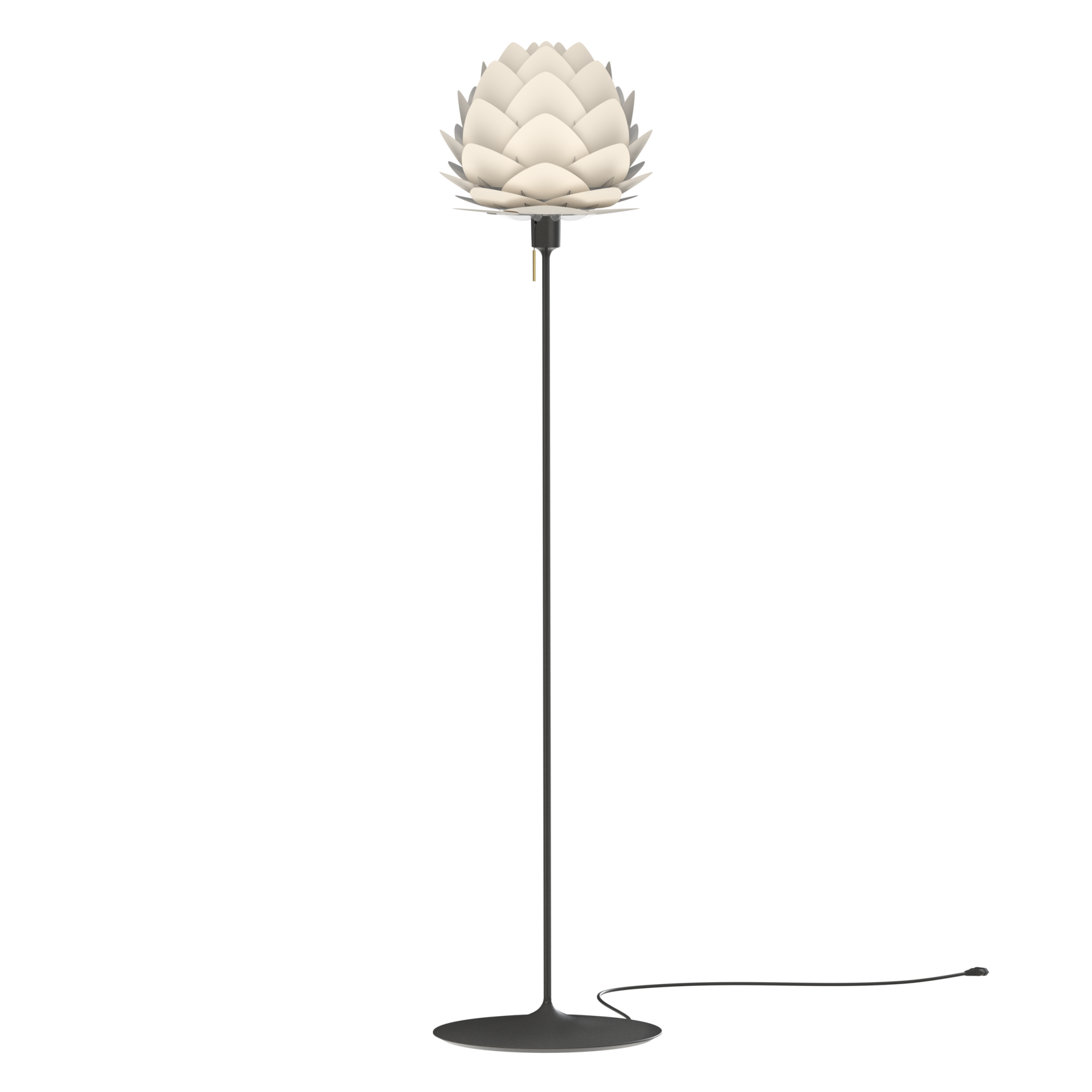 UMAGE Aluvia Mini Santé Floor Lamp, Pearl White